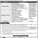Comsats University Jobs 2023 | Online Apply