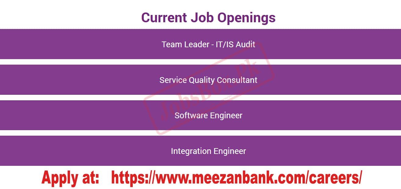 Meezan Bank jobs 2023 Recruitment | www.meezanbank.com