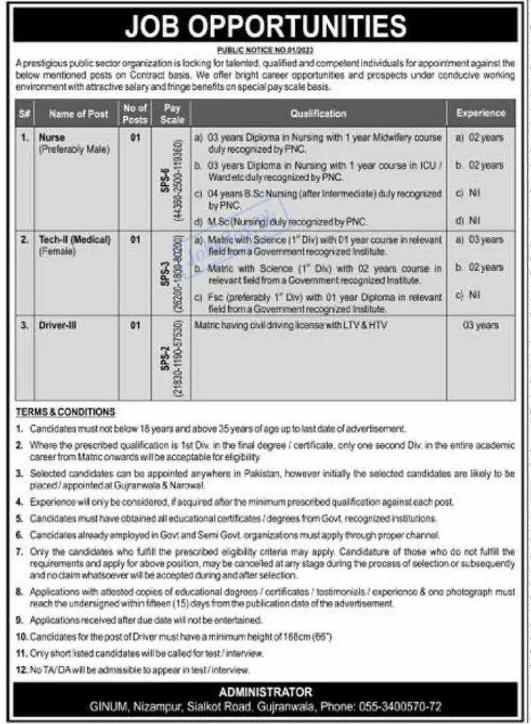 Pakistan Atomic Energy Commission PAEC Jobs 2023 Advertisement