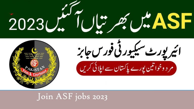 ASF New jobs recrutiment 2023